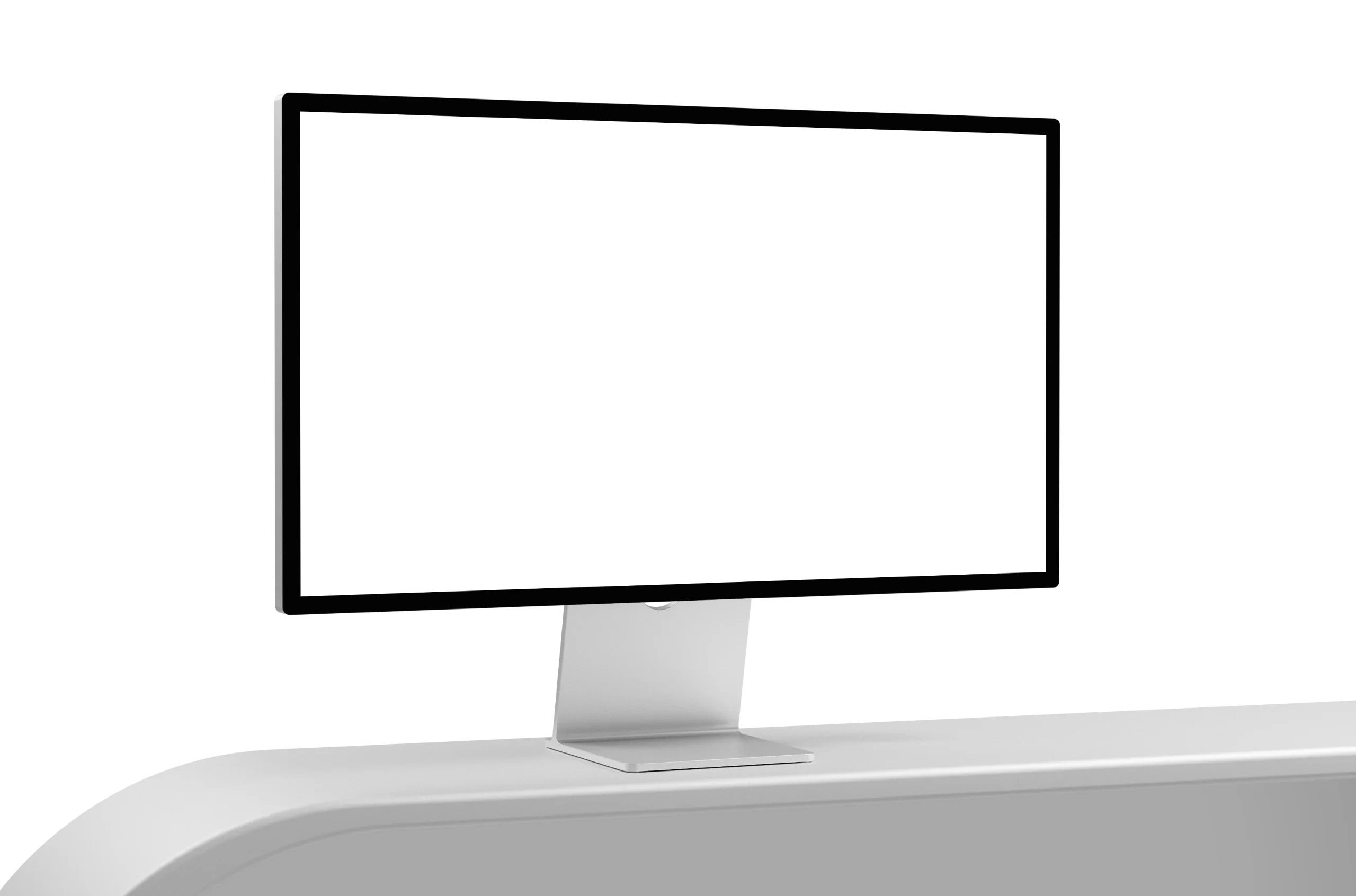 Mockup Apple Studio Display — anteprima progetto Bombo Studio