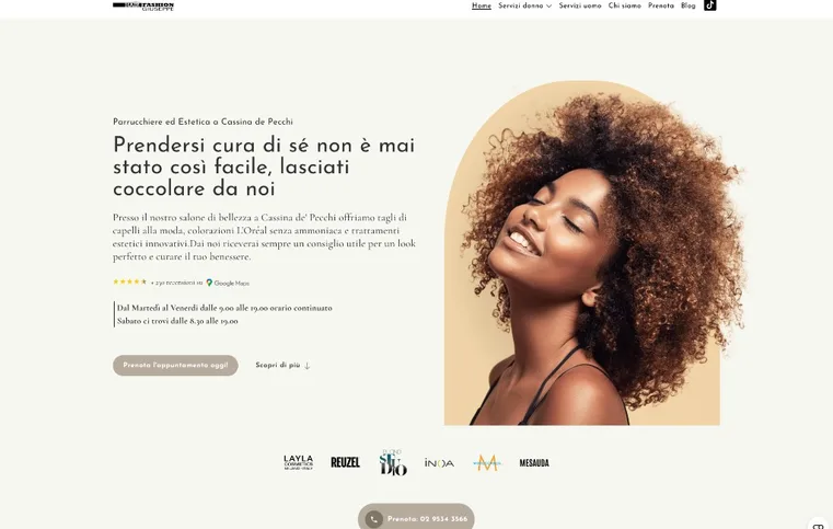 Anteprima del sito Hair Fashion Giuseppe